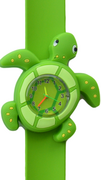 Kinderhorloge schildpad groen