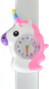 Kinderhorloge stralende eenhoorn wit