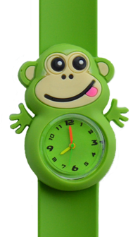 Kinderhorloge blije aap groen