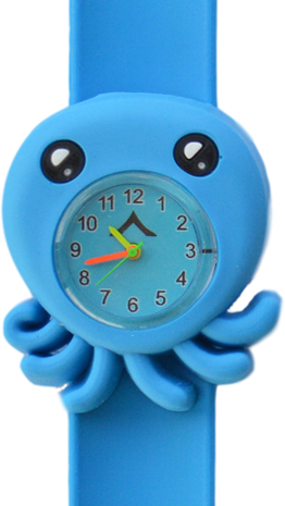 Kinderhorloge sweet octopus blauw