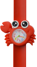 Kinderhorloge schattige krab rood