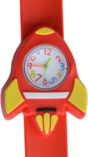 Kinderhorloge raket rood