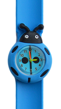Kinderhorloge lieveheersbeestje blauw