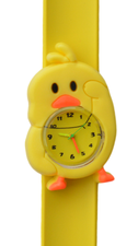 Kinderhorloge kuikentje geel