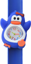 Kinderhorloge happy pinguïn donkerblauw 