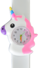 Kinderhorloge stralende eenhoorn wit