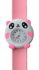 Kinderhorloge cute panda lichtroze