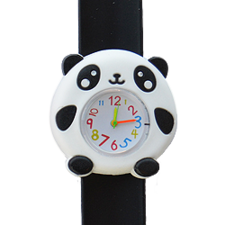 Kinderhorloge cute panda zwart/wit