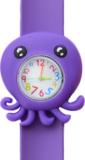 Kinderhorloge sweet octopus paars 