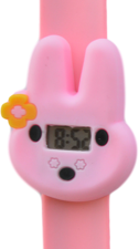 Digitaal kinderhorloge flower bunny roze