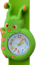 Kinderhorloge rups groen/wit