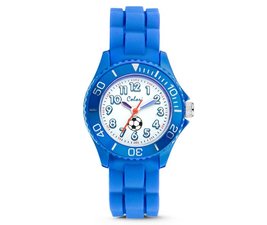 Kinderhorloge voetbal blauw