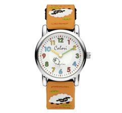 Kinderhorloge schaap oranje