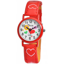 Kinderhorloge rood met hartje