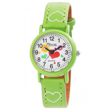Kinderhorloge groen met hartje