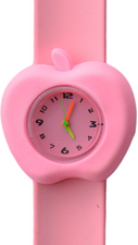Kinderhorloge appeltje lichtroze