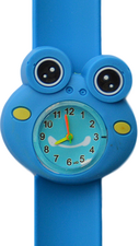 Kinderhorloge crazy kikker blauw